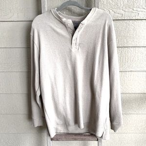 Tan Henley Shirt